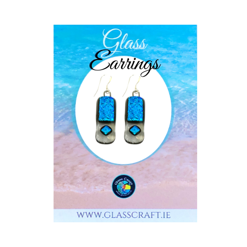 Sapphire Blue Diamond Earrings